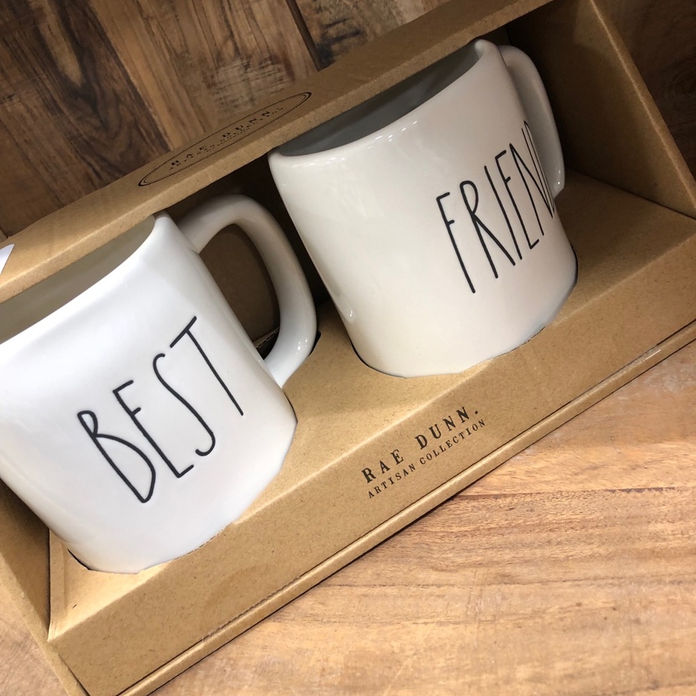 Rae Dunn Best Friend mug set